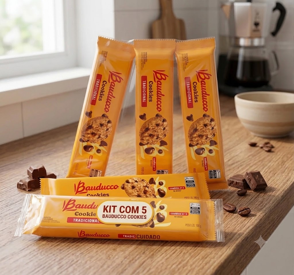 Bauducco Cookies Original (5x100g)